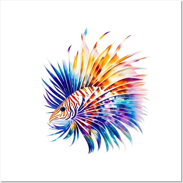 Sea Creature Watercolor Style - AI Art Wall Art by Asarteon